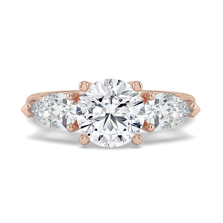 Dalia 3 Stones Pear