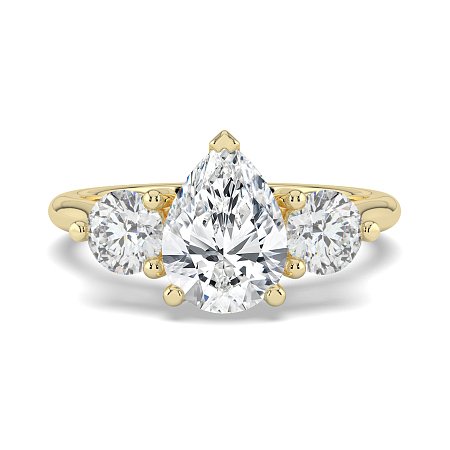 Dalia 3 Stones Round