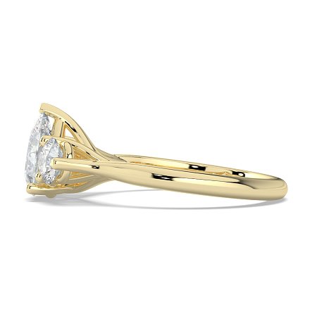 Dalia 3 Stones Round