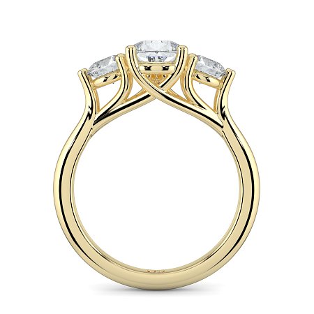 Dalia 3 Stones Round