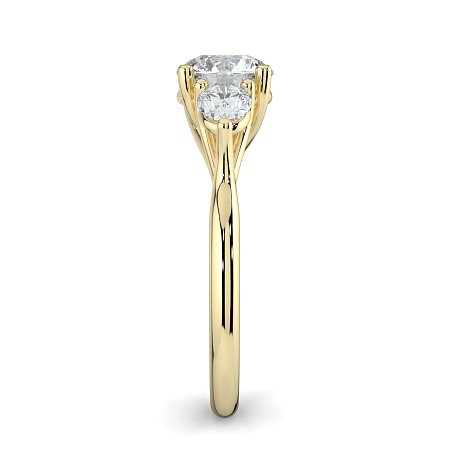Dalia 3 Stones Oval