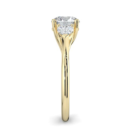 Dalia 3 Stones Pear
