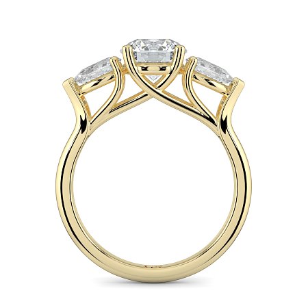 Dalia 3 Stones Pear