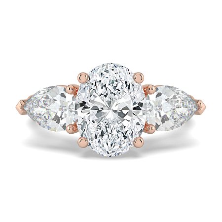 Dalia 3 Stones Pear