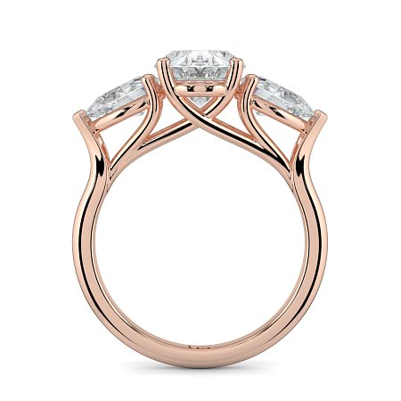 Dalia 3 Stones Pear