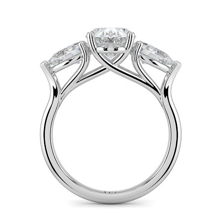 Dalia 3 Stones Pear