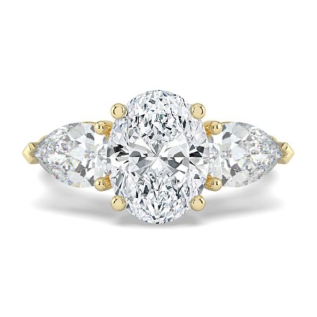 Dalia 3 Stones Pear
