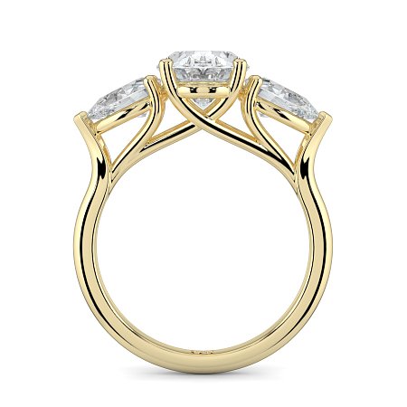 Dalia 3 Stones Pear