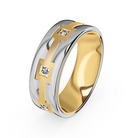 GSIN IN1586D Diamond Wedding Band