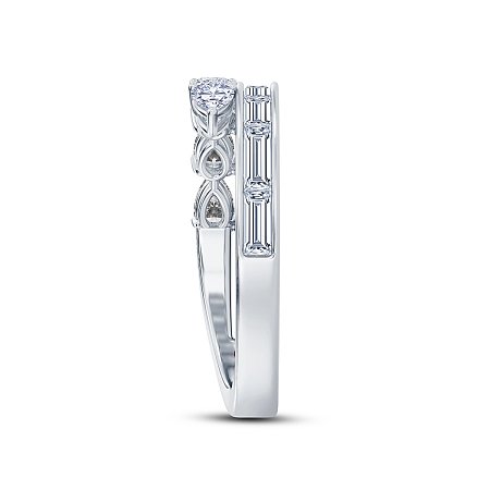 Wedding Ring with LG Diamonds 1.05ct Total Weight