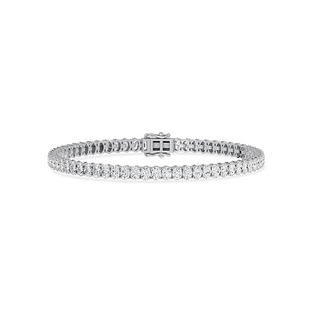 Tennis Bracelet with Vertical Oval Lab Grown Diamonds 5cts Total Weight