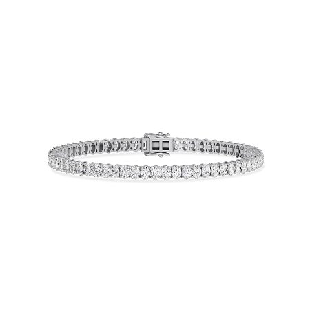 Tennis Bracelet with Vertical Oval Lab Grown Diamonds 6cts Total Weight