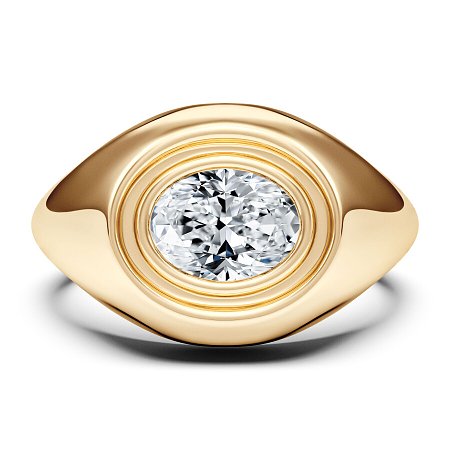 Signet Engagement Ring