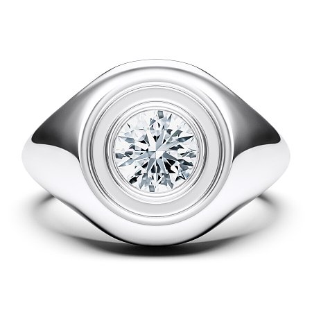 Signet Engagement Ring