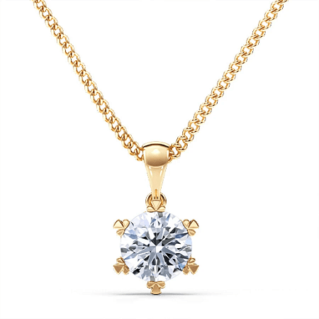 Snowflake Claw Pendant