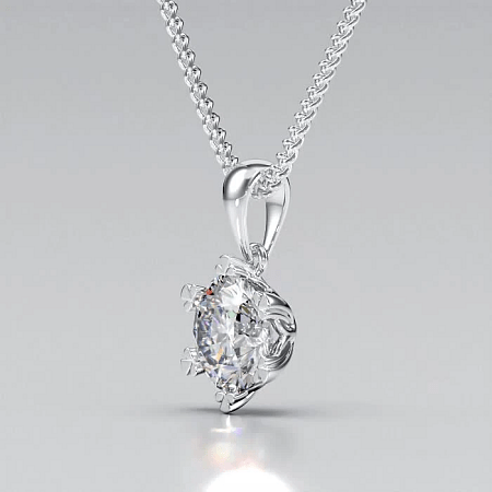 Snowflake Claw Pendant