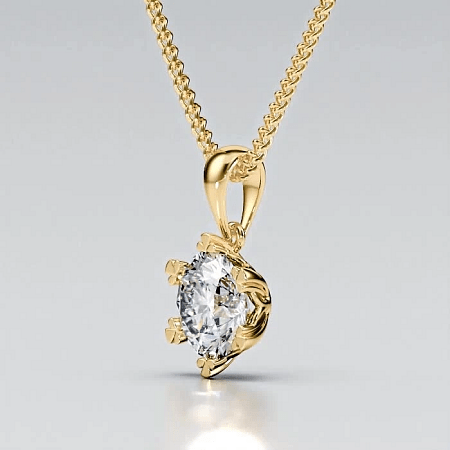 Snowflake Claw Pendant
