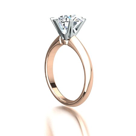 Tribute 2.51ct Round IGI LG Solitaire Diamond Engagement Ring