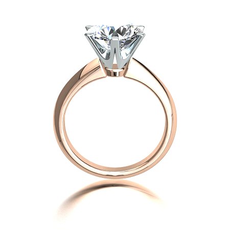 Tribute 2.51ct Round IGI LG Solitaire Diamond Engagement Ring