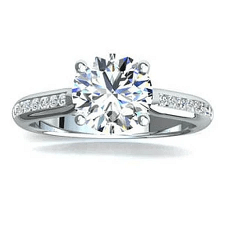 Dalia Side Stones Diamond Engagement Ring