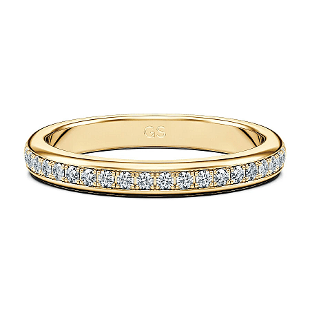 Calista Wedding Ring with Natural Diamonds 0.22ct Total Weight