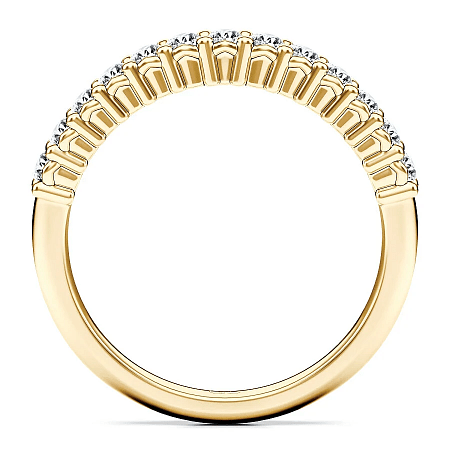Cara Mid Wedding Ring with Natural Diamonds 0.43ct Total Weight