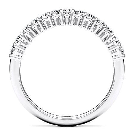 Cara Mid Wedding Ring with Natural Diamonds 0.43ct Total Weight
