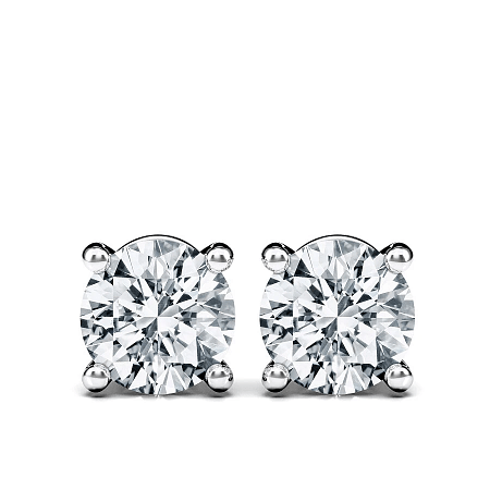 Earrings with 2 Lab Grown Diamonds 0.70cts Total Weight