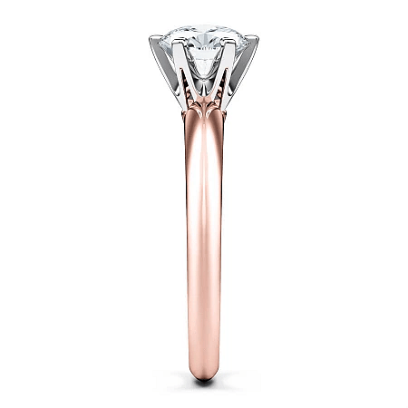 Tribute 1ct Round IGI LG Solitaire Diamond Engagement Ring