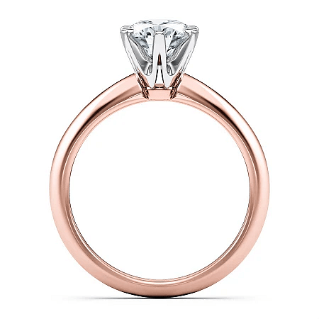 Tribute 1ct Round IGI LG Solitaire Diamond Engagement Ring