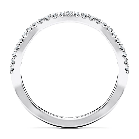 Jana Claw Set Wedding Ring with Natural Diamonds 0.12ct Total Weight