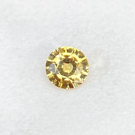 1.18 ct Round Yellow Natural Sapphire