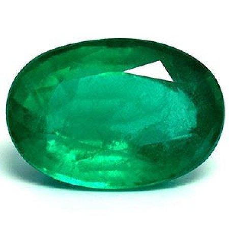3.34 ct Oval Green Natural Emerald