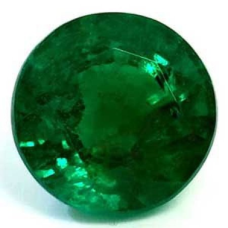 2.78 ct Round Green Natural Emerald