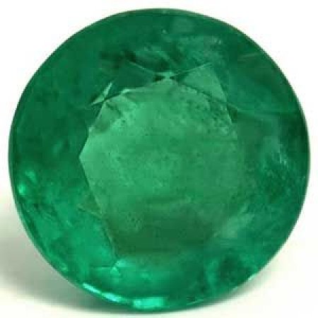 4.03 ct Round Green Natural Emerald