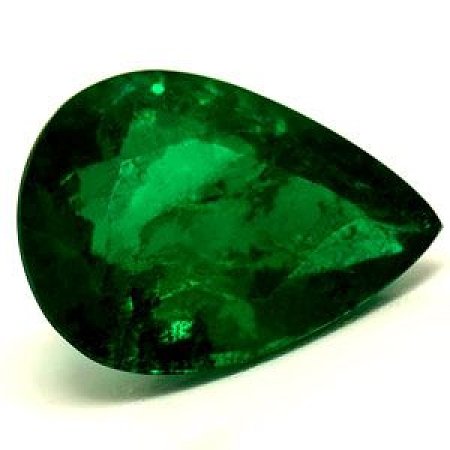 2.17 ct Pear Green Natural Emerald
