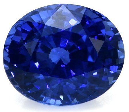 5.13 ct Oval Blue Natural Sapphire