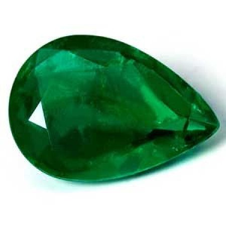 5.04 ct Pear Green Natural Emerald