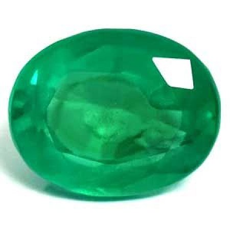 4.06 ct Oval Green Natural Emerald
