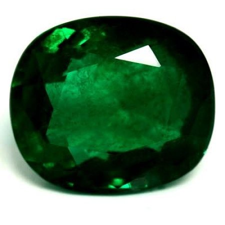8.91 ct Cushion Green Natural Emerald