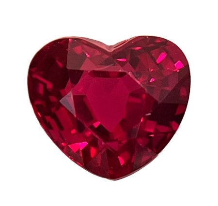 4.03 ct Heart Red Natural Ruby