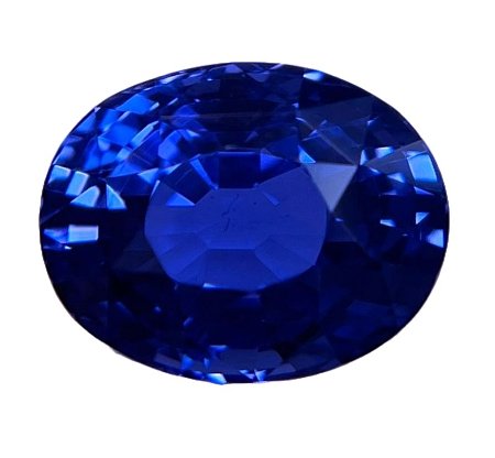 8.03 ct Oval Blue Natural Sapphire