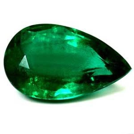 3.15 ct Pear Green Natural Emerald