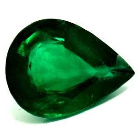 4.38 ct Pear Green Natural Emerald