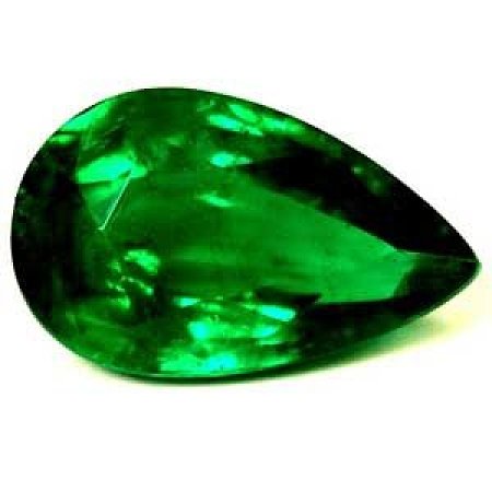 1.04 ct Pear Green Natural Emerald