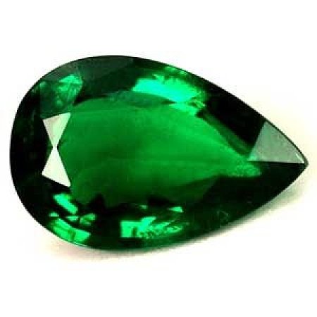 1.23 ct Pear Green Natural Emerald