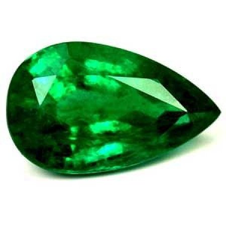 2.42 ct Pear Green Natural Emerald