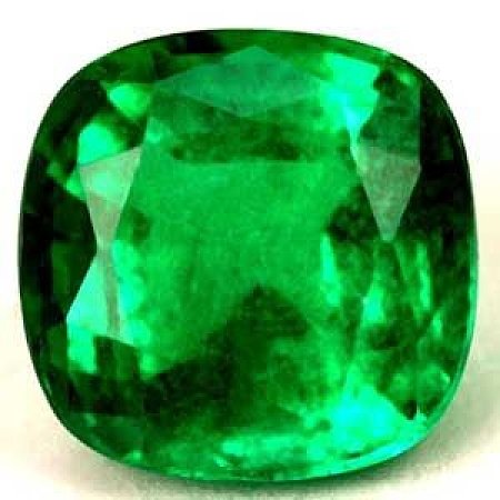 1.17 ct Cushion Green Natural Emerald
