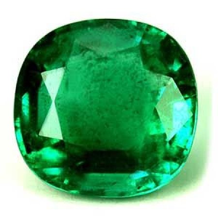 2.57 ct Cushion Green Natural Emerald