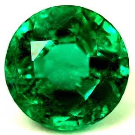 2.05 ct Round Green Natural Emerald